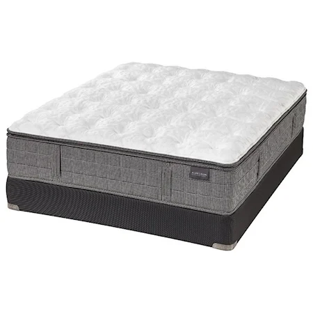 Queen 14.5" Plush Luxetop® Mattress and Semi-Flex Foundation